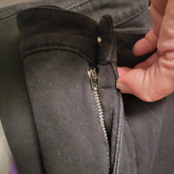 Dream Jeannes by Quacker Factory Women's Jeans Size 16 Short Black - Picture 6 of 13